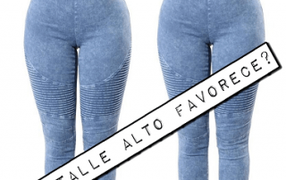 El talle alto favorece