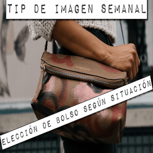Elección de bolso según situación