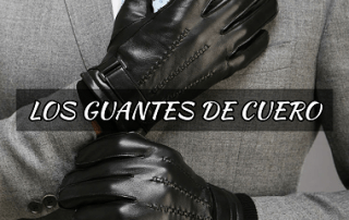 Los guantes de cuero